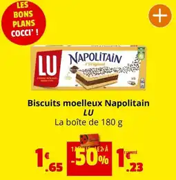 Coccinelle Express Biscuits moelleux Napolitain LU offre