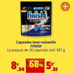 Coccinelle Express Capsules lave-vaisselle FINISH offre