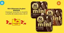 Coccinelle Express Mini bâtonnets de glace MAGNUM offre