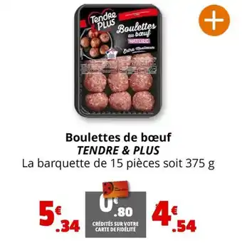 Coccinelle Express Boulettes de bœuf TENDRE & PLUS offre