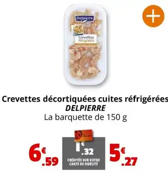 Coccinelle Express Crevettes décortiquées cuites réfrigérées DELPIERRE offre