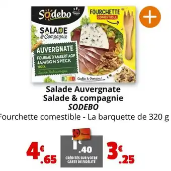 Coccinelle Express Salade Auvergnate Salade & compagnie SODEBO offre