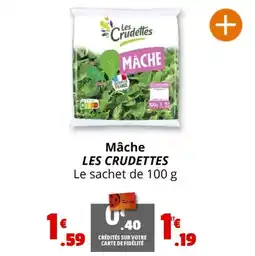 Coccinelle Express Mâche LES CRUDETTES offre