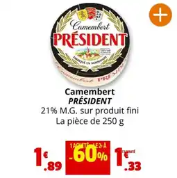 Coccinelle Express Camembert PRÉSIDENT offre