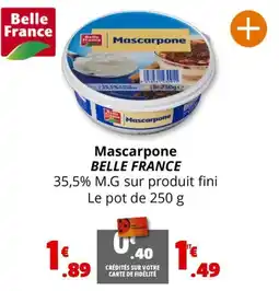 Coccinelle Express Mascarpone Belle France offre