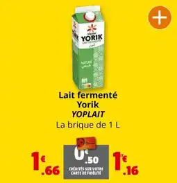 Coccinelle Express Lait fermenté Yorik YOPLAIT offre