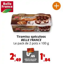 Coccinelle Express Tiramisu spéculoos BELLE FRANCE offre