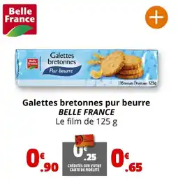 Coccinelle Express Galettes bretonnes pur beurre Belle France offre