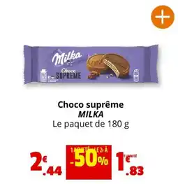 Coccinelle Express Choco suprême MILKA offre