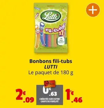 Coccinelle Express Bonbons fili-tubs LUTTI offre