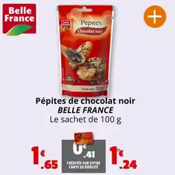 Coccinelle Express Pépites de chocolat noir Belle France offre