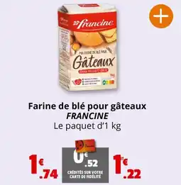 Coccinelle Express Farine de blé pour gâteaux FRANCINE offre