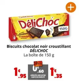 Coccinelle Express Biscuits chocolat noir croustillant DÉLICHOC offre