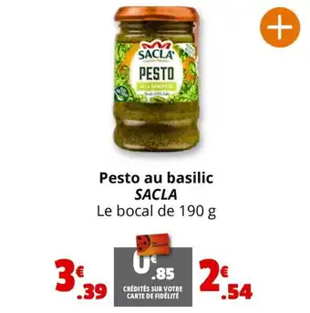 Coccinelle Express Pesto au basilic SACLA offre