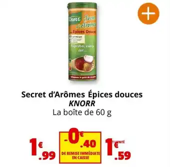 Coccinelle Express Secret d'Arômes Épices douces KNORR offre