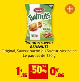 Coccinelle Express Twinuts saveur Benenuts offre