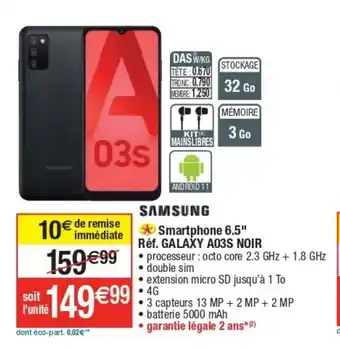 Cora x Carrefour Smartphone 6.5" offre