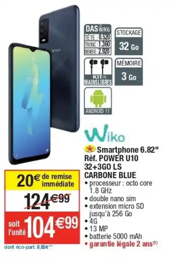 Cora x Carrefour Smartphone 6.82" offre