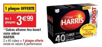 Cora x Carrefour Cubes Allume-Feu Boost Sans Odeur Harris offre