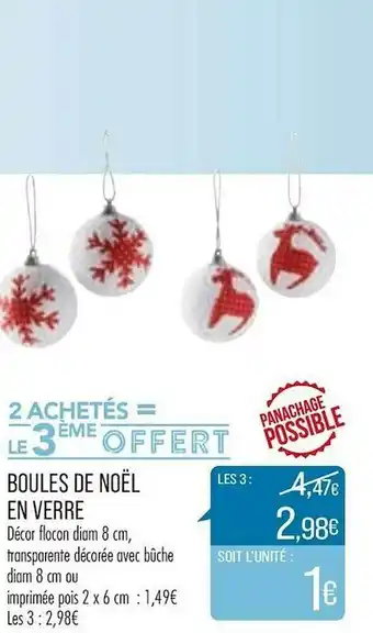 Boules De Noël En Verre