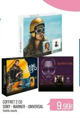 Coffret 2 Cd Sony - Warner - Universal
