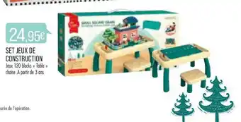 Match Set Jeu De Construction offre