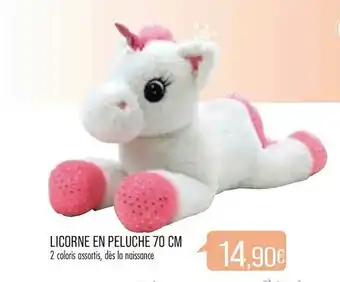 Match Licorne En Peluche 70 Cm offre