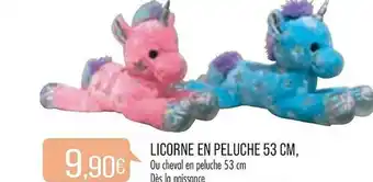 Match Licorne En Peluche 53 Cm offre
