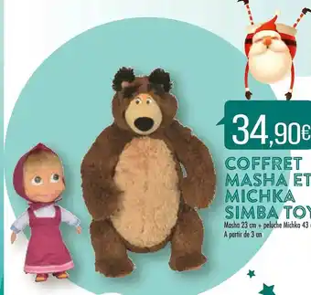 Match Coffret Masha Et Michka Simba Toy offre