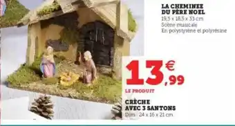 Crèche Avec 3 Santons