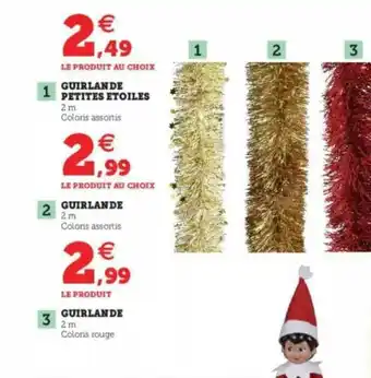 Guirlande Petites étoiles, Guirlande