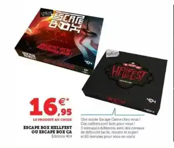 Escape Box Hellfest Ou Escape Box Ca