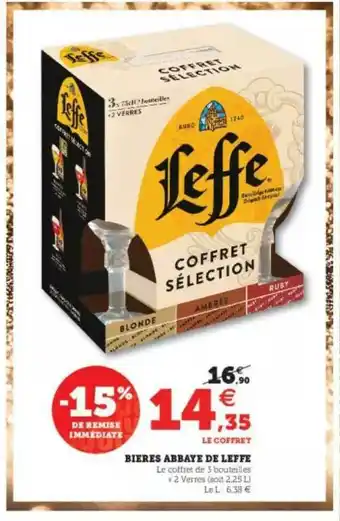 Super U Bières Abbaye De Leffe offre