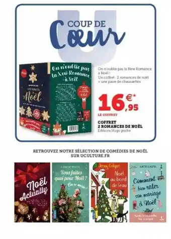Super U Coffret 2 Romances De Noël offre