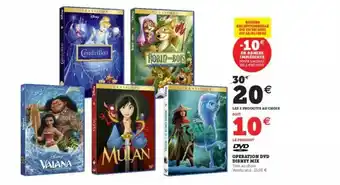 Super U Opération Dvd Disney Mix offre