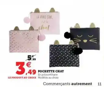 Super U Pochette Chat offre