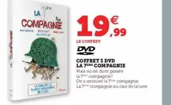 Dvd Coffret 3 Dvd La 7ème Compagnie