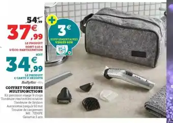 Super U Coffret Tondeuse Multifonctions Babyliss offre