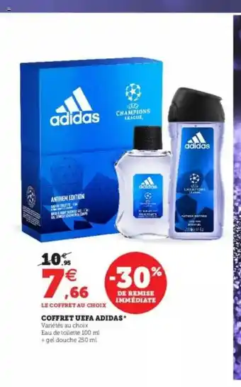 Super U Coffret Uefa Adidas offre
