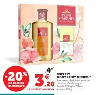 Super U Coffret Mont Saint Michel offre