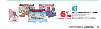 Super U Boxer Garçon + Boîte Cadeau offre