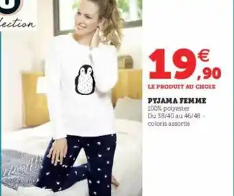 Super U Pyjama Femme offre