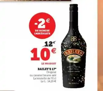 Super U Bailey's 17° offre