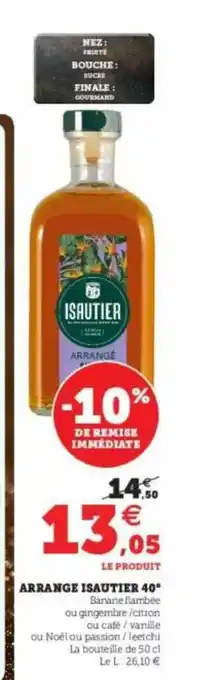 Arrange Isautier 40°