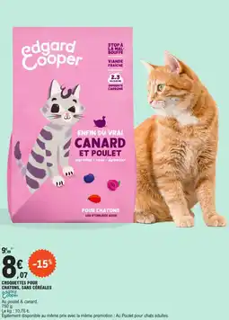 E.Leclerc Croquettes pour chatons, sans céréales offre