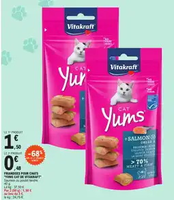 E.Leclerc "YUMS CAT DE VITAKRAFT" Friandises pour chats offre