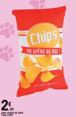 E.Leclerc Jouet paquet de chips "love story" offre