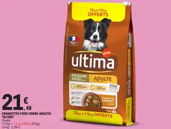 E.Leclerc "ULTIMA" Croquettes pour chiens adultes offre