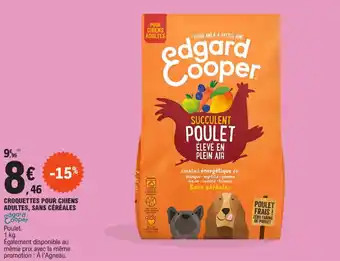 E.Leclerc Croquettes pour chiens adultes, sans céréales offre