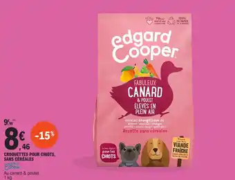 E.Leclerc Croquettes pour chiots, sans céréales offre